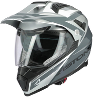 Astone Crossmax Ouragan Motocross Helmet,  silver,  Size L,  silver,  Size L