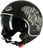 Astone Dirty Thrills Jet Helmet,  black,  Size XL,  black,  Size XL
