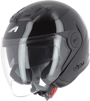 Astone DJ8 Monocolor Jet Helmet,  black,  Size M,  black,  Size M