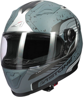 Astone GT2 Geko Helmet,  black-grey,  Size XL,  black-grey,  Size XL