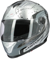 Astone GT2 Geko Helmet,  silver,  Size L,  silver,  Size L