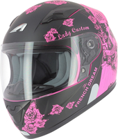 Astone GT2K Lady Custom Kids Helmet,  black-pink,  Size M,  black-pink,  Size M