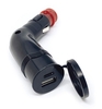BAAS bike parts Angled USB Charger,  red