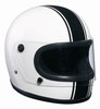 Bandit Integral Motorcycle Helmet,  black-white,  Size 2XL,  black-white,  Size 2XL