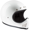 Bandit MX Historic Motocross Helmet,  white,  Size XL,  white,  Size XL