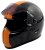 Bandit XXR Race Motorcycle Helmet,  black-orange,  Size S,  black-orange,  Size S