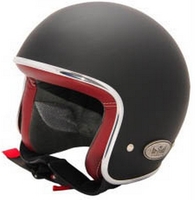 Baruffaldi Zar Vintage 2.0 Aluminium Jet Helmet,  black-red,  Size XL,  black-red,  Size XL