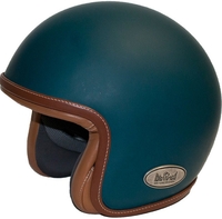 Baruffaldi Zar Vintage 2.0 Pelle Jet Helmet,  blue,  Size M L,  blue,  Size M L