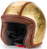 Baruffaldi Zeon Tebe Gold Jet Helmet,  Size S M,  gold,  Size S M