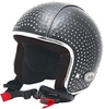 Baruffaldi Zeon Vintage Swarovski Jet Helmet,  black-silver,  Size M L,  black-silver,  Size M L