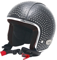Baruffaldi Zeon Vintage Swarovski Jet Helmet,  black-silver,  Size M L,  black-silver,  Size M L