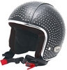 Baruffaldi Zeon Vintage Swarovski Jet Helmet,  black-silver,  Size XL,  black-silver,  Size XL