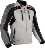 Bering Portland Motorcycle Textile Jacket,  black-grey,  Size 2XL,  black-grey,  Size 2XL