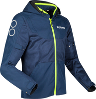 Bering Profil Motorcycle Textile Jacket,  blue-yellow,  Size XL for Men