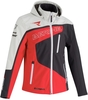 Bering Racing Softshell Jacket,  black-white-red,  Size M,  black-white-red,  Size M