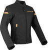 Bering Riva Ladies Motorcycle Textile Jacket,  black-orange,  Size L for Women,  black-orange,  Size L for Women