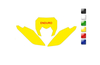 Blackbird Plate Stickers Black Sherco
