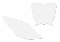 Blackbird Plate Stickers White Honda CRF450R