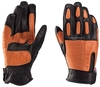Blauer Banner Motorcycle Gloves,  black-orange,  Size XS,  black-orange,  Size XS