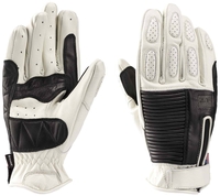 Blauer Banner Motorcycle Gloves,  black-white,  Size XS,  black-white,  Size XS