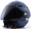 Blauer Brat Jet Helmet,  black-blue,  Size L,  black-blue,  Size L