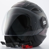 Blauer Brat Jet Helmet,  black-grey-silver,  Size S,  black-grey-silver,  Size S