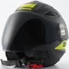 Blauer Brat Jet Helmet,  black-yellow,  Size L,  black-yellow,  Size L