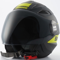 Blauer Brat Jet Helmet,  black-yellow,  Size L,  black-yellow,  Size L