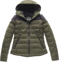 Blauer Easy Winter 2.0 Ladies Motorcycle Textile Jacket,  green-blue,  Size M for Women,  green-blue,  Size M for Women
