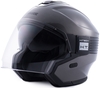 Blauer Hacker Jet Helmet,  black-grey,  Size M,  black-grey,  Size M