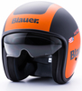 Blauer Pilot 1.1 G Graphic Jet Helmet,  black-orange,  Size L for Men