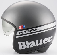 Blauer Pilot 1.1 Lightgrey Matt Jet Helmet,  Size M,  grey,  Size M