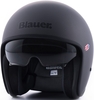 Blauer Pilot 1.1 Monochrome Titan Matte Jet Helmet,  silver,  Size L,  silver,  Size L