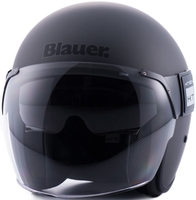 Blauer POD Matt Jet Helmet,  silver,  Size L,  silver,  Size L