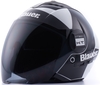 Blauer Real HT Graphic A Jet Helmet,  black-white,  Size L,  black-white,  Size L