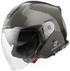 Bogotto V586 Jet Helmet,  black-grey,  Size M,  black-grey,  Size M