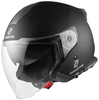 Bogotto V586 Jet Helmet,  black,  Size M,  black,  Size M