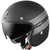 Bogotto V587 Crono Carbon Jet Helmet,  black-grey,  Size M,  black-grey,  Size M