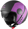 Bogotto V595 Sierra Jet Helmet,  black-purple,  Size XS,  black-purple,  Size XS