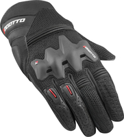 Bogotto Xatran perforated Motorcycle Gloves,  black,  Size L for Men