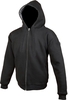 Booster Core Motorcycle Zip Hoodie,  black,  Size S,  black,  Size S