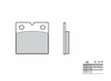 Brembo S.p.A. Street Sintered Metal Brake pads - 07BB14SP