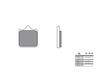 Brembo S.p.A. Street Sintered Metal Brake pads - 07BB33LA