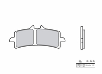Brembo S.p.A. Street Sintered Metal Brake pads - 07BB37SA