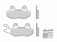Brembo S.p.A. Street Sintered Metal Brake pads - 07SU12SP