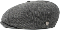 Brixton Brood Snap Peaked Cap,  grey,  Size M,  grey,  Size M