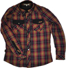 Broger Alaska Ladies Motorcycle Shirt,  brown,  Size L for Women,  brown,  Size L for Women
