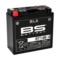 BS Battery SLA Battery Maintenance Free Factory Activated - BT14B-4