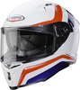 Caberg Avalon Blast Helmet,  white-red-blue,  Size XL,  white-red-blue,  Size XL