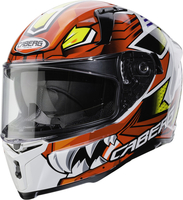 Caberg Avalon Giga Helmet,  white-red-yellow,  Size 2XL,  white-red-yellow,  Size 2XL